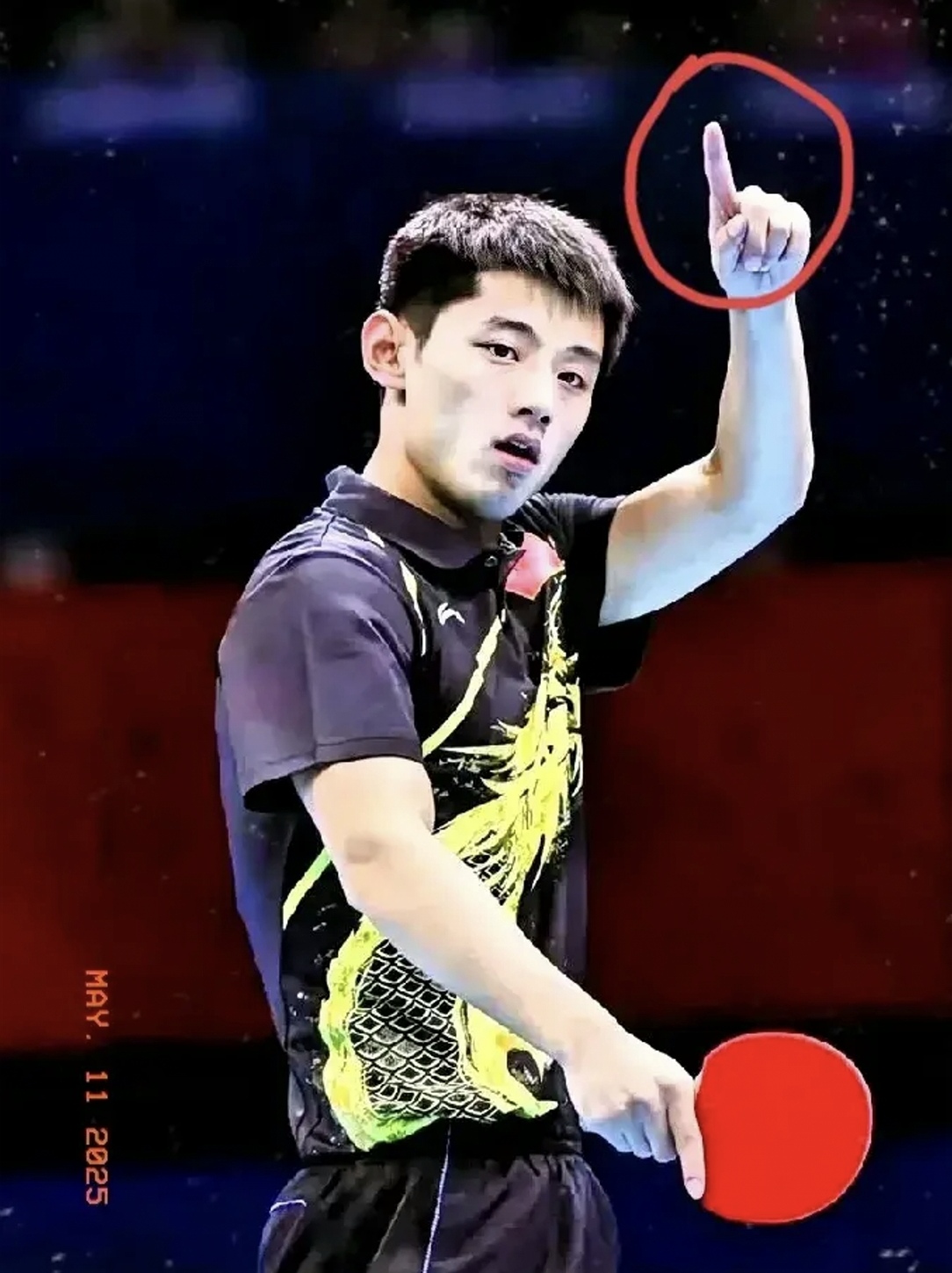 包含中国乒乓球队横扫瑞典乒乓球队，张继科送出助攻的词条