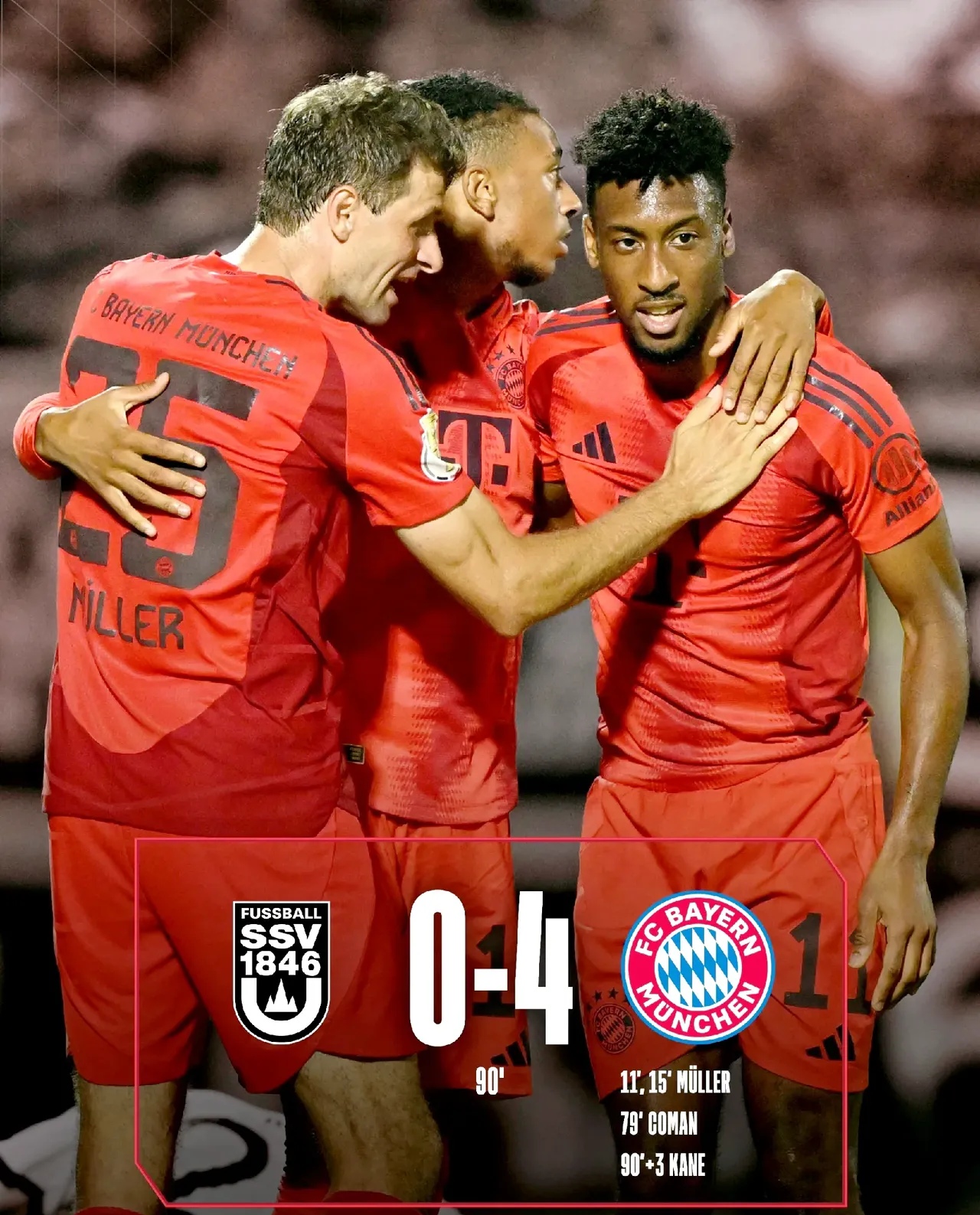 曼联血洗法国，穆勒送出助攻